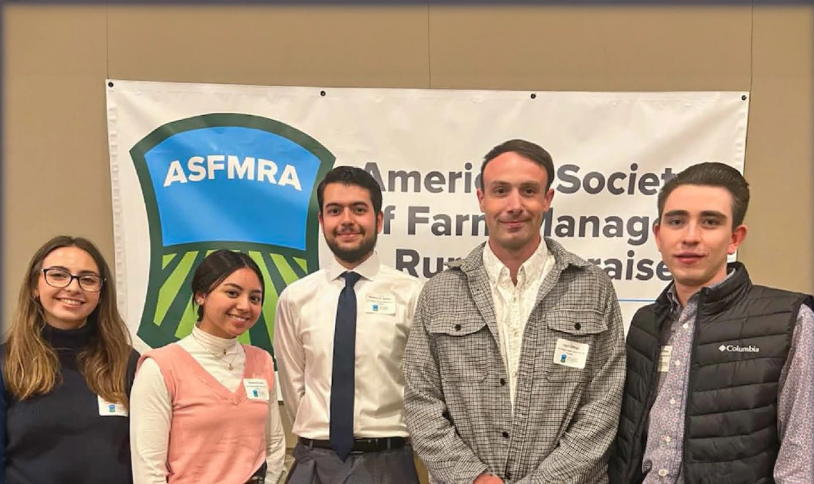 Picture of AREC students at the 2023 Ag Forum